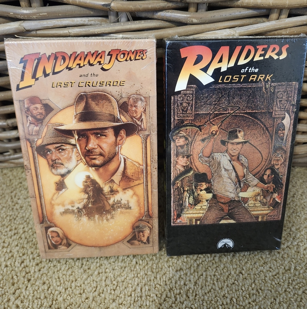 Indiana Jones Movie Collection - Sealed VHS Tapes